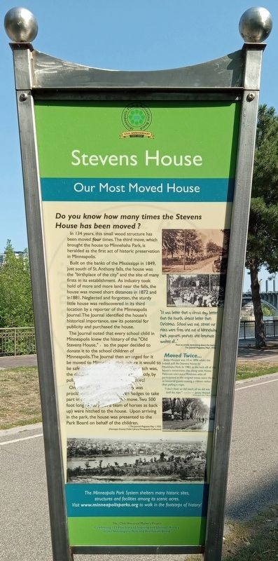 Stevens House Marker image. Click for full size.