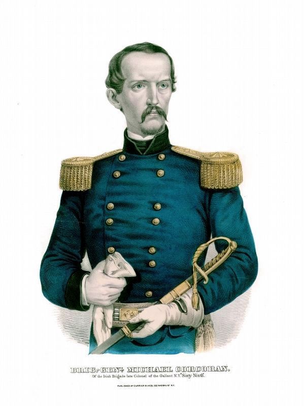 Brig.-Genl. Michael Corcoran image. Click for full size.