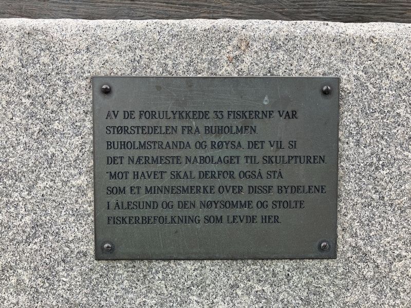Mot Havet Marker image. Click for full size.
