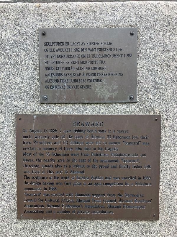 Mot Havet and Seaward Markers image. Click for full size.