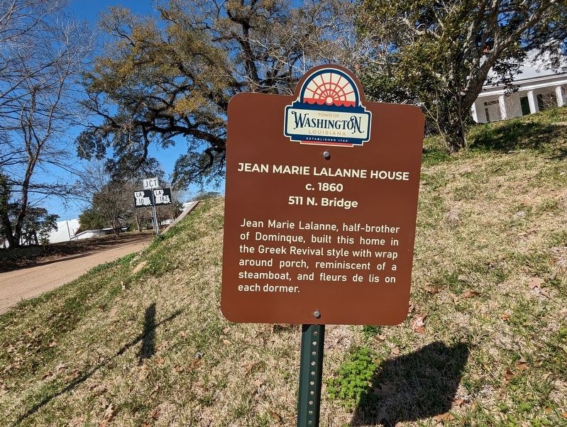 Jean Marie Lalanne House Marker image. Click for full size.