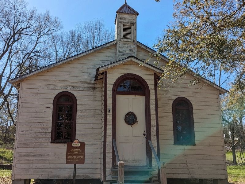Lettsworth Methodist Church Marker. Click for full size. Lettsworth Methodist Church Marker image. Click for full size.