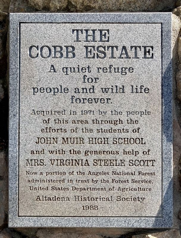 Cobb Estate Marker image. Click for full size.