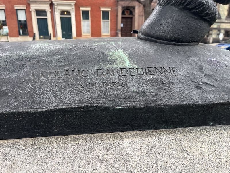 French foundry's imprint. Click for full size. French foundry's imprint image. Click for full size.