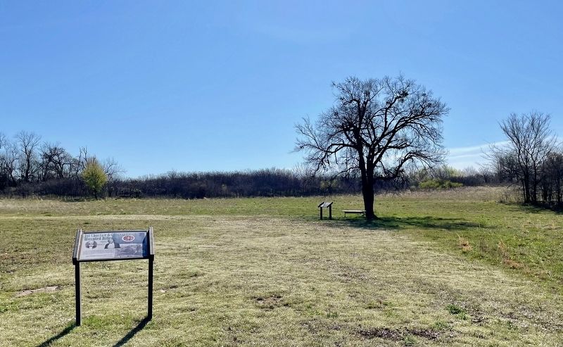 1st Choctaw & Chickasaw Mounted Rifles Marker. Click for full size. 1st Choctaw & Chickasaw Mounted Rifles Marker image. Click for full size.