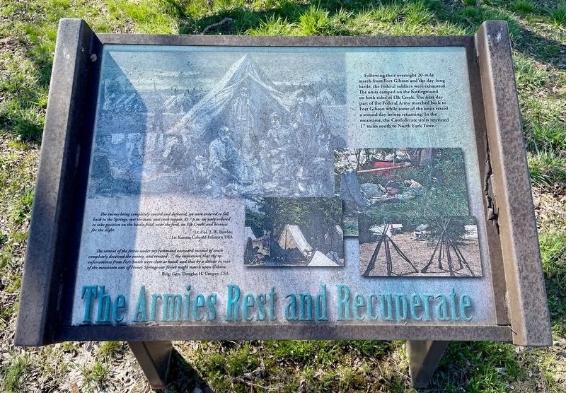 The Armies Rest and Recuperate Marker image. Click for full size.