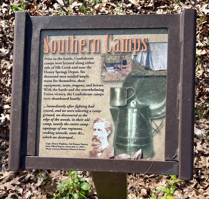 Southern Camps Marker image. Click for full size.
