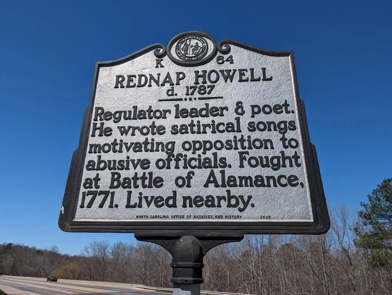 Rednap Howell Marker. Click for full size. Rednap Howell Marker image. Click for full size.