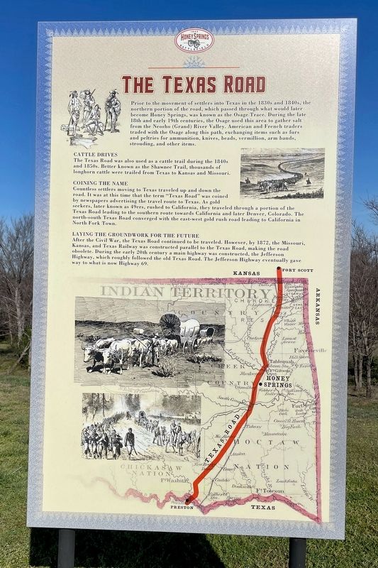 The Texas Road Marker image. Click for full size.