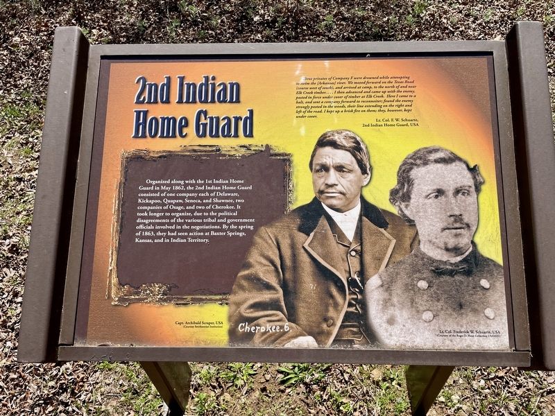2nd Indian Home Guard Marker image. Click for full size.