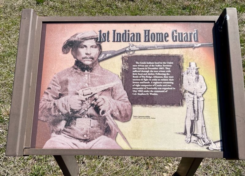 1st Indian Home Guard Marker image. Click for full size.