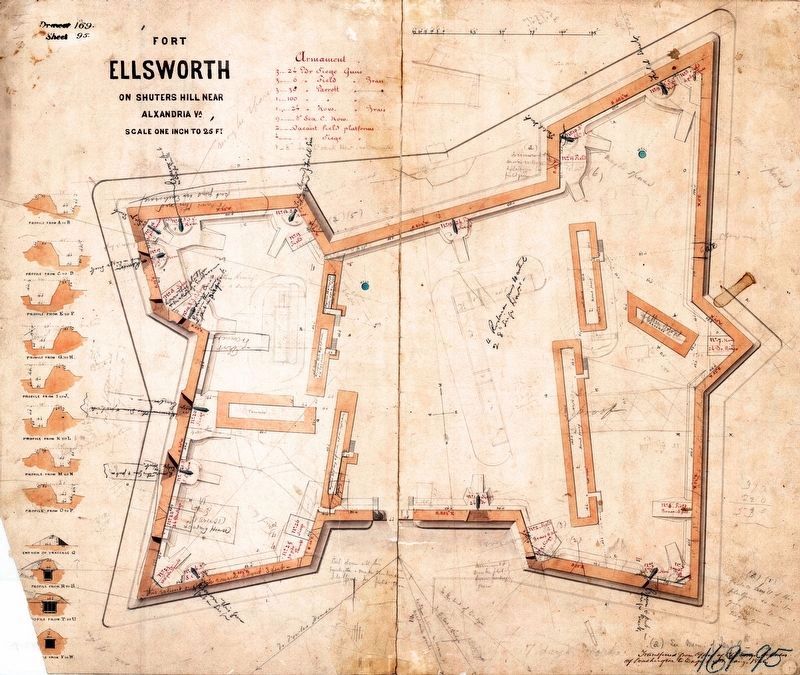 Fort Ellsworth<BR>on Shuters Hill near Alexandria, Virginia image. Click for full size.
