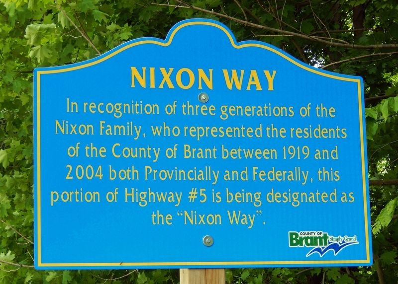 Nixon Way Marker. Click for full size. Nixon Way Marker image. Click for full size.