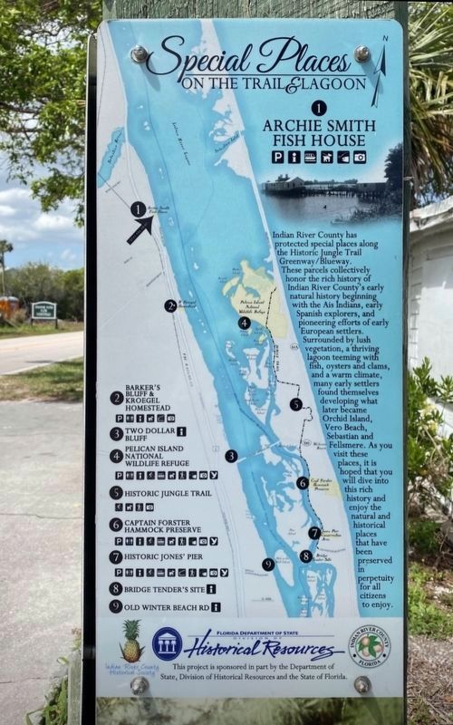 Nearby signage indicating sites of interest image. Click for full size.