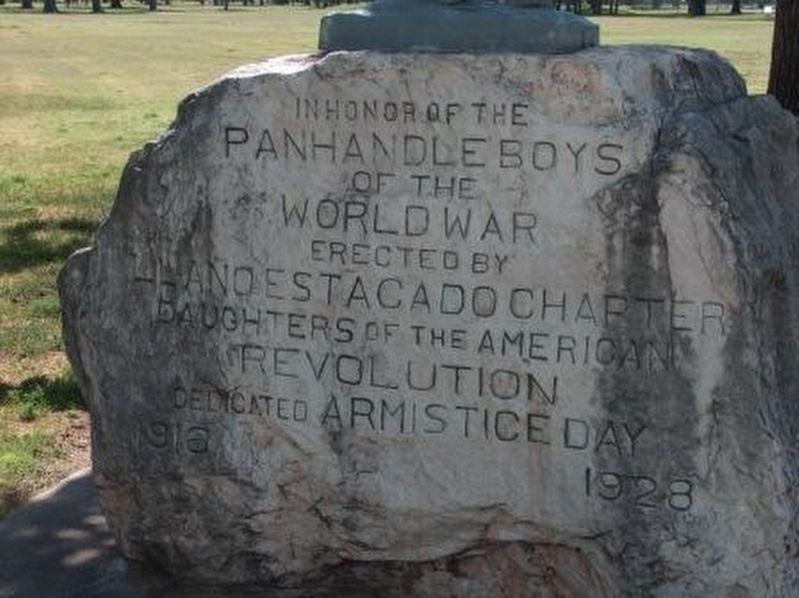 Panhandle Boys of the World War Marker. Click for full size. Panhandle Boys of the World War Marker image. Click for full size.
