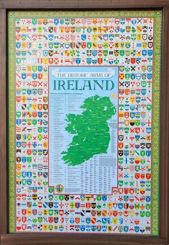 The Historic Arms of Ireland Marker image. Click for full size.