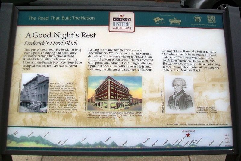 A Good Night's Rest Marker image. Click for full size.