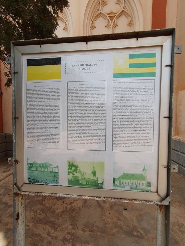 The Cathedral of Kpalimé Marker. Click for full size. The Cathedral of Kpalimé Marker image. Click for full size.