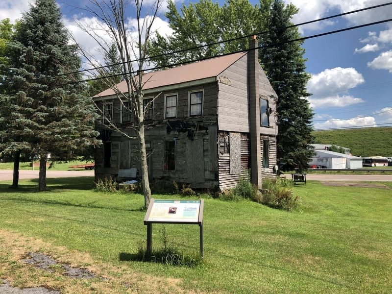 The Fuller-Baker House with the marker on its grounds image. Click for full size.