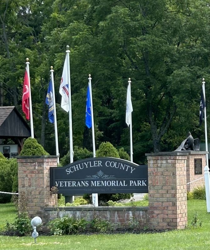 Schuyler County Veterans Memorial Park image. Click for full size.