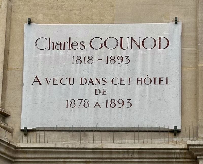Charles Gounod Marker image. Click for full size.