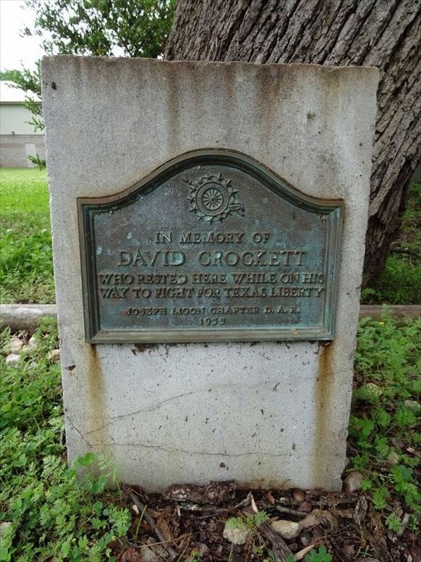 In Memory David Crockett Marker image. Click for full size.