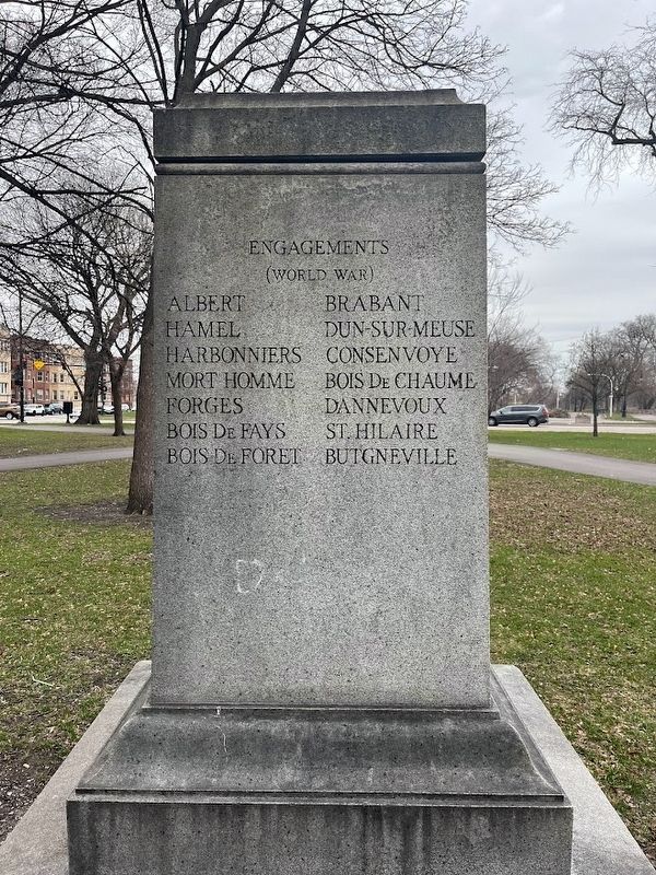 132nd Infantry Monument (south-facing side) image. Click for full size.