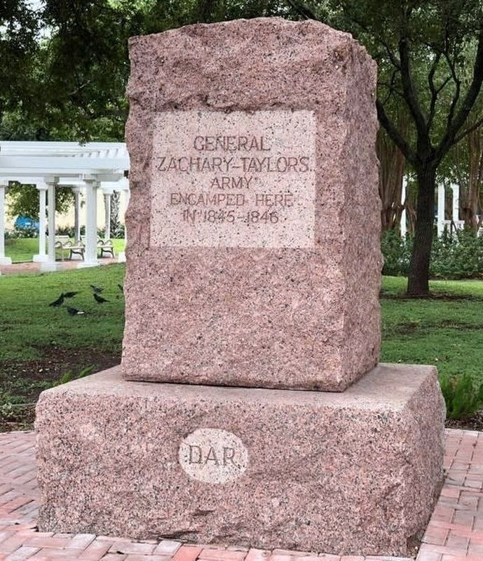 General Zachary Taylor Encampment Marker. Click for full size. General Zachary Taylor Encampment Marker image. Click for full size.
