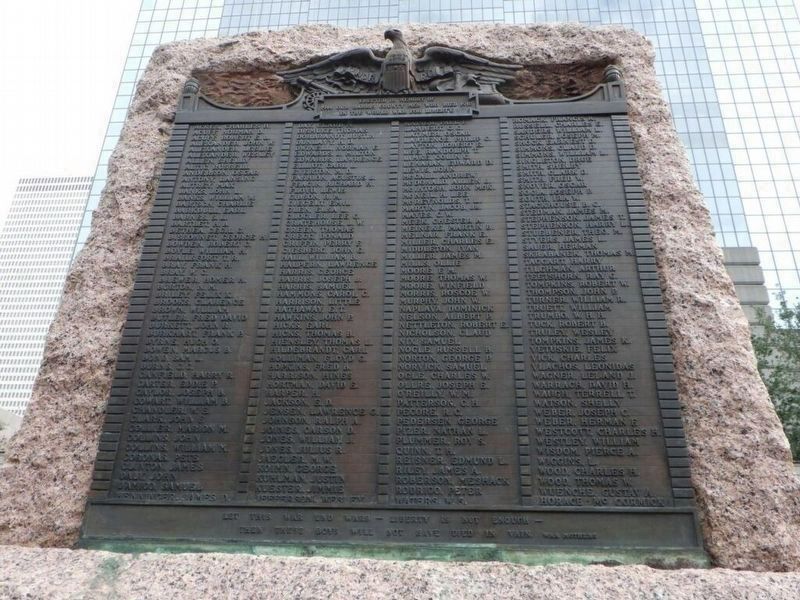 World War I Monument Marker image. Click for full size.