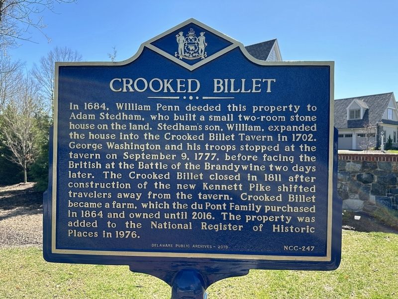 Crooked Billet Marker image. Click for full size.