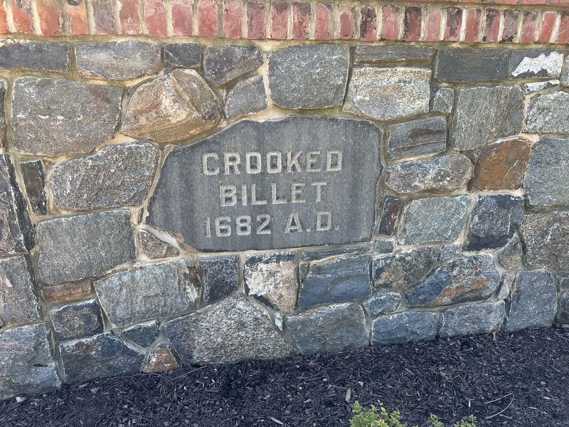Crooked Billet Marker plaque nearby image. Click for full size.