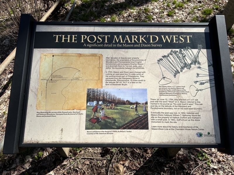 The Post Mark'd West Marker image. Click for full size.