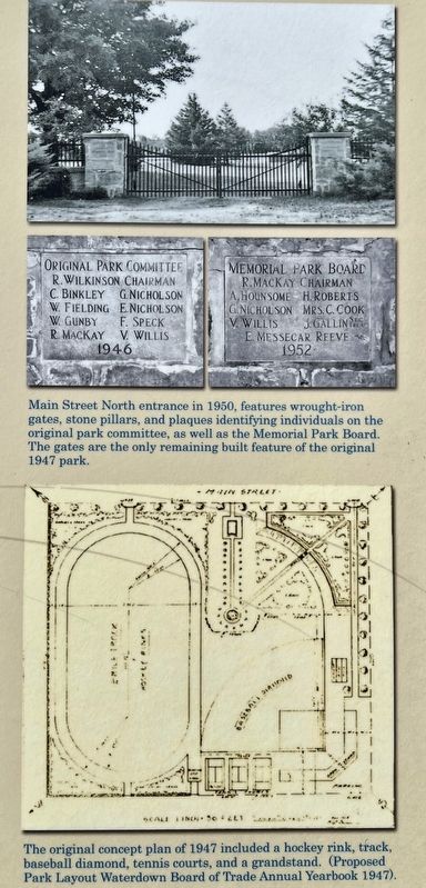 Waterdown�s Public Backyard marker photos detail image. Click for full size.