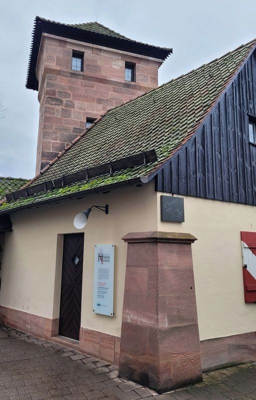The Executioner's House and Marker along the Hangman's Bridge image. Click for full size.