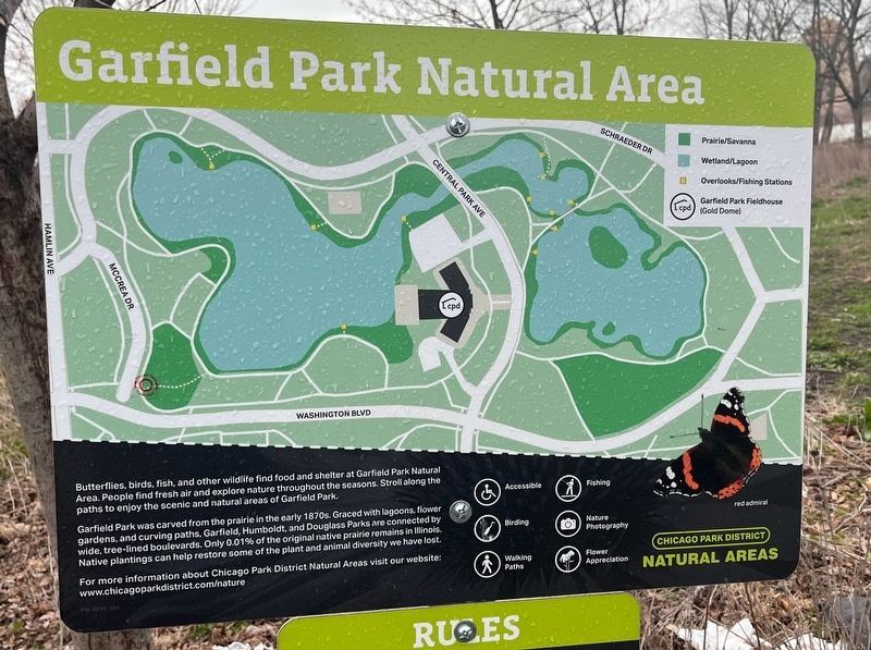 Garfield Park Natural Area Marker image. Click for full size.
