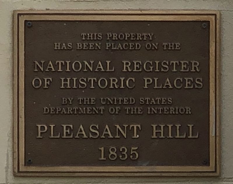 Pleasant Hill Marker. Click for full size. Pleasant Hill Marker image. Click for full size.