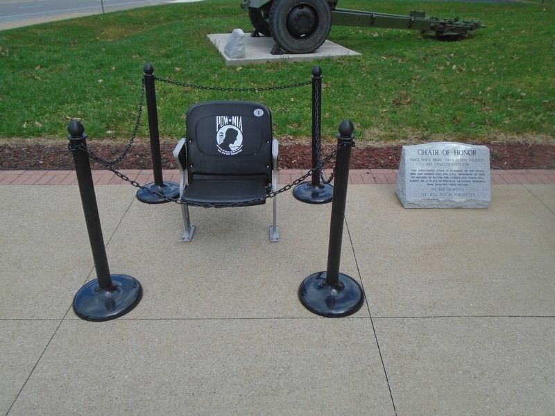 Chair of Honor and Marker image. Click for full size.