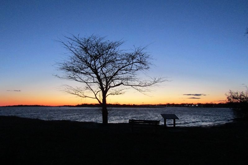 Sunset, Clinton Harbor. Click for full size. Sunset, Clinton Harbor image. Click for full size.