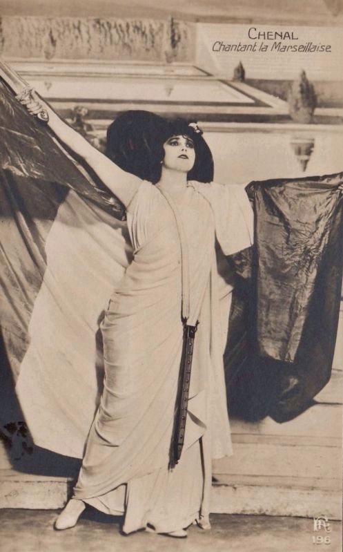 Chenal chantant La Marseillaise (Chenal singing <i>La Marseillaise</i>). Click for full size. Chenal chantant La Marseillaise (Chenal singing <i>La Marseillaise</i>) image. Click for full size.