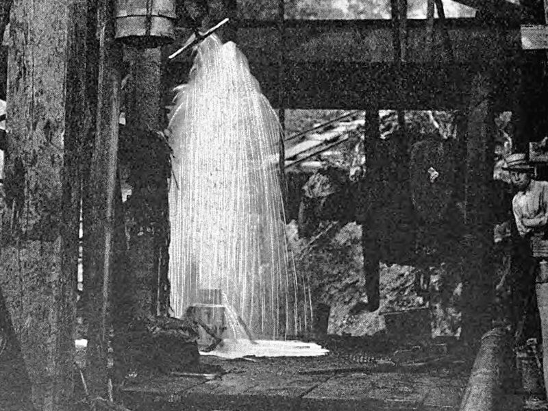 White Oil Gusher image. Click for full size.