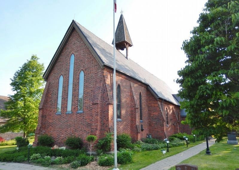St. George's Anglican Church (1856)<br>(<i>northeast elevation</i>) image. Click for full size.