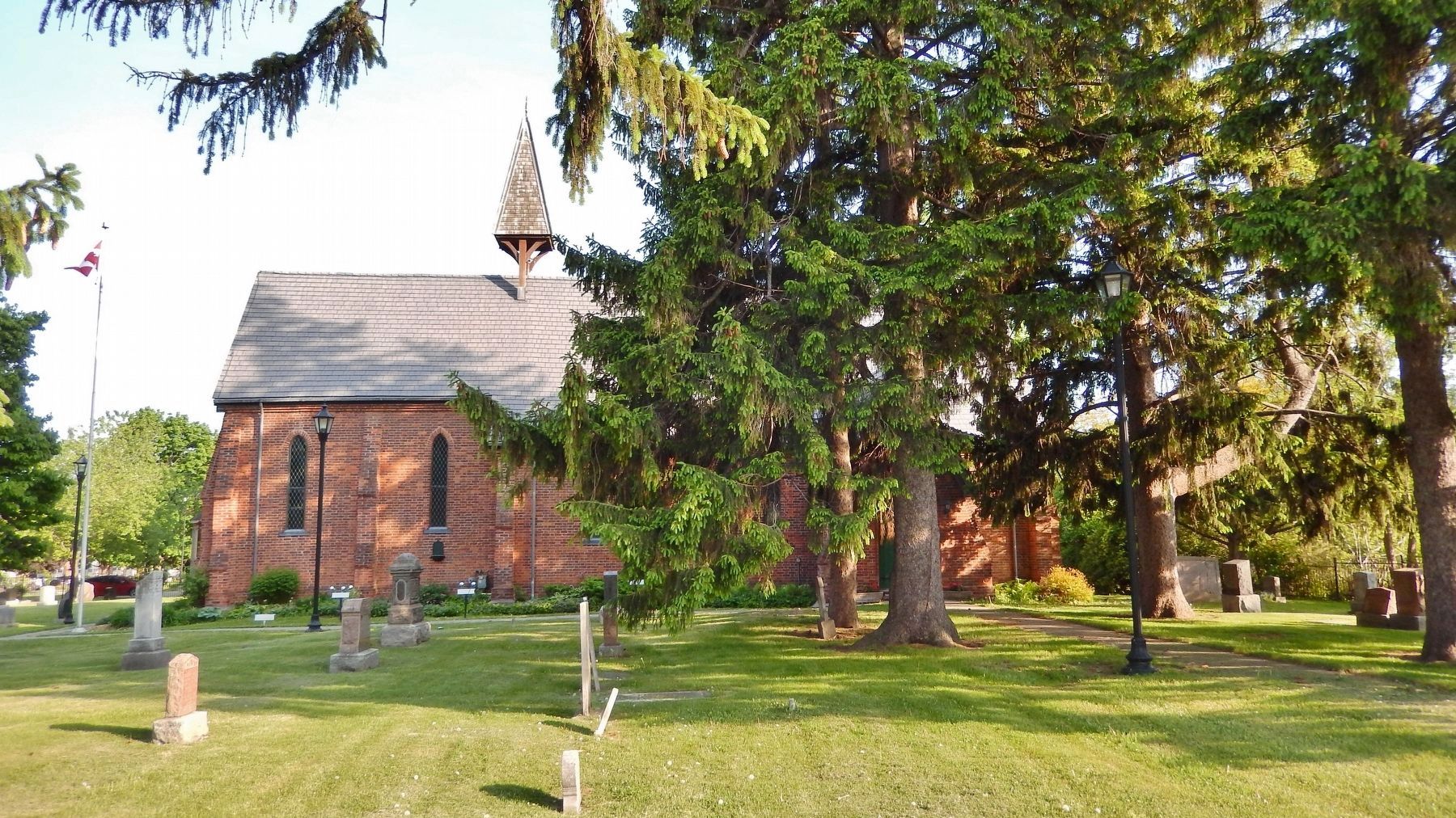 St. George's Anglican Church & Cemetery (<i>north elevation</i>) image. Click for full size.