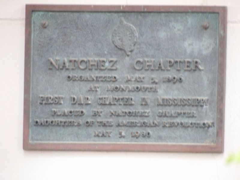 Natchez Chapter Marker image. Click for full size.