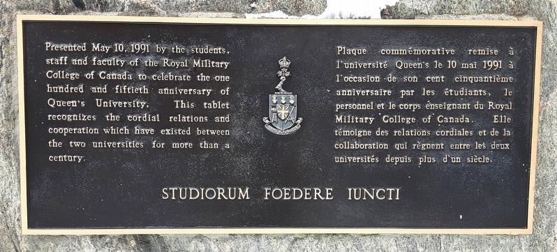 Queen's University 150th Anniversary Marker image. Click for full size.
