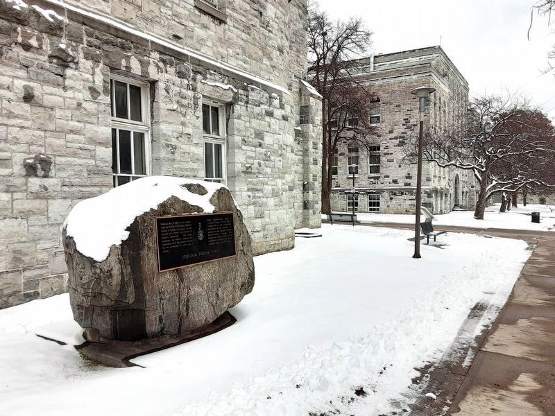 Queen's University 150th Anniversary Marker image. Click for full size.