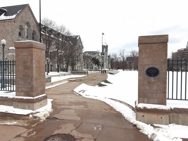 Professors' Walk and Marker image. Click for full size.