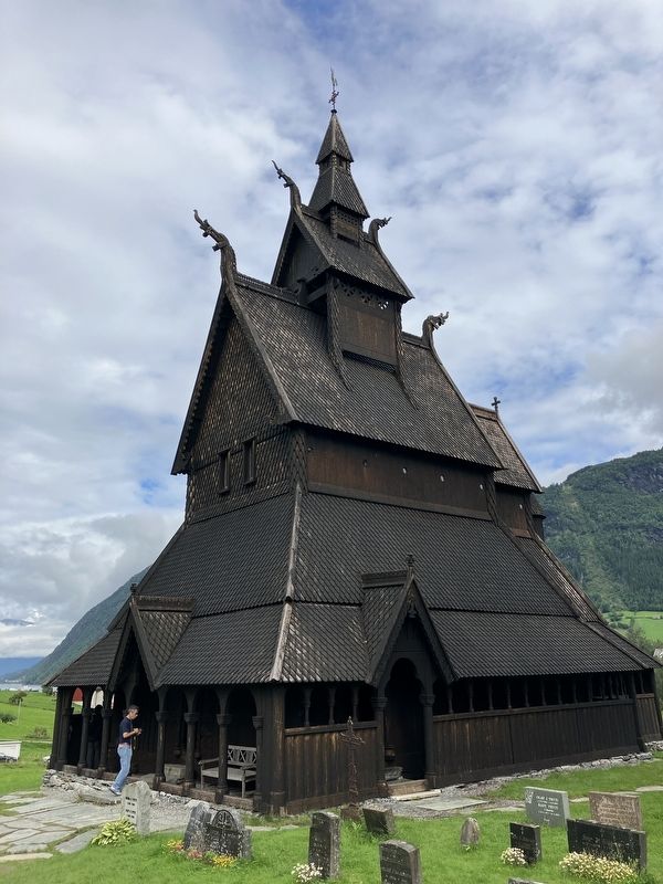 Hopperstad stavkyrkje. Click for full size. Hopperstad stavkyrkje image. Click for full size.