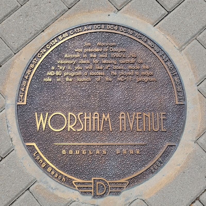 Worsham Avenue Marker image. Click for full size.
