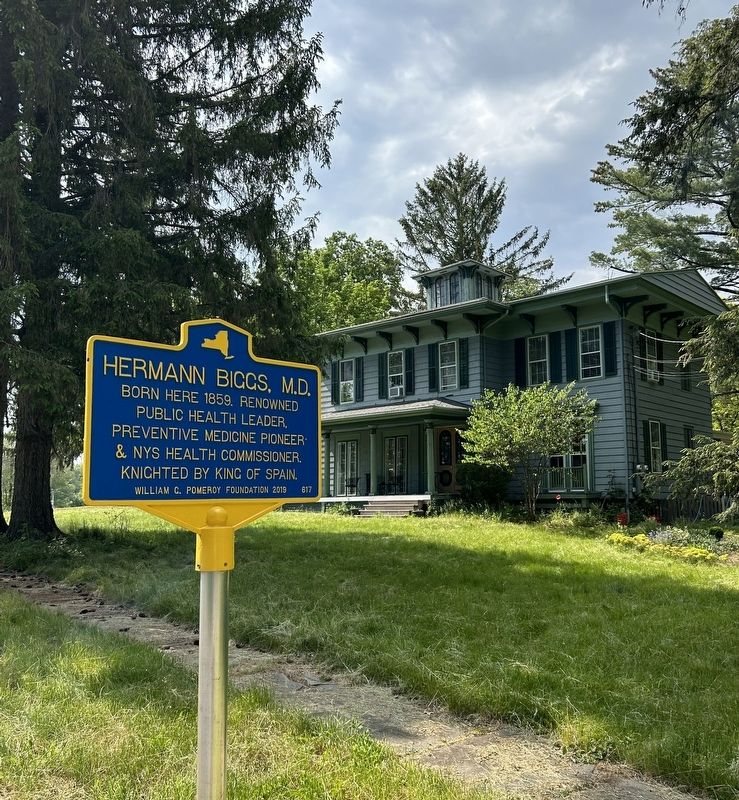 Hermann Biggs, MD Marker image. Click for full size.