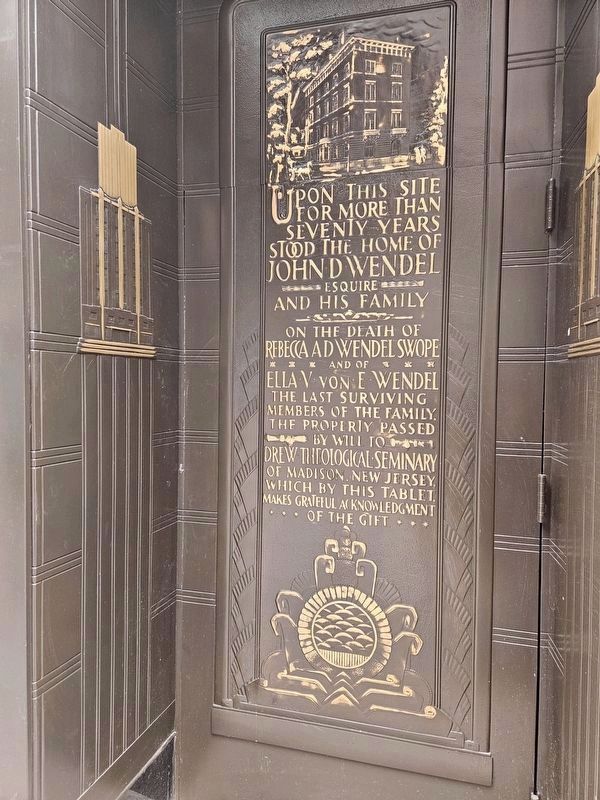 The Wendel Home Marker. Click for full size. The Wendel Home Marker image. Click for full size.